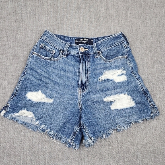 Hollister Pants - Hollister Ultra High-Rise 90s Distressed Style Shorts 100% Cotton. 0